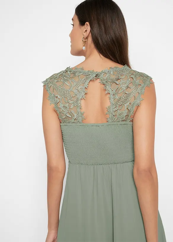 Robe courte à dentelle, bonprix