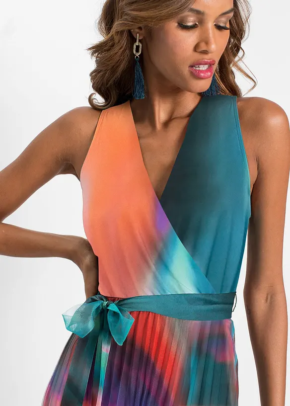 Robe portefeuille color&eacute;e, bonprix