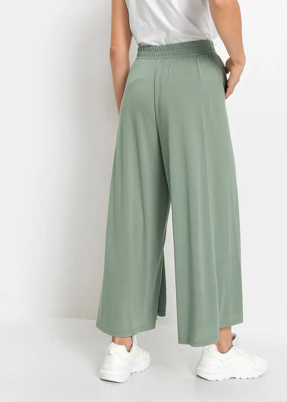 Jupe-culotte en jersey, jambes larges, bonprix