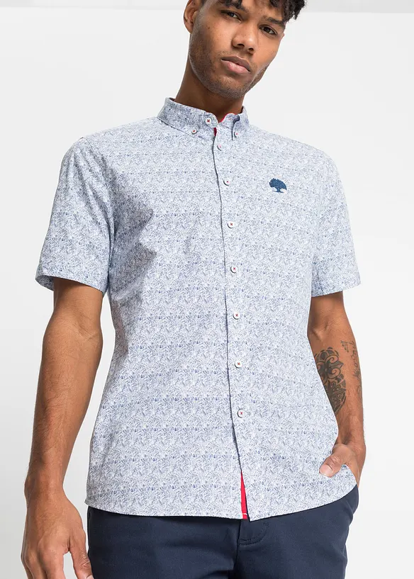 Chemise manches courtes 100% coton, bonprix