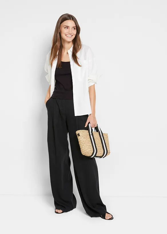 Top côtelé 100% coton, bonprix