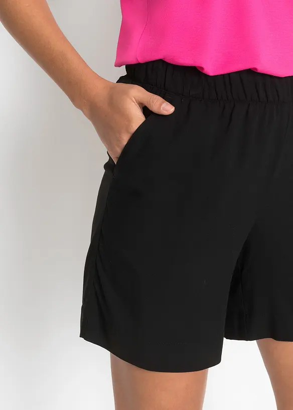 Short en viscose à taille élastiquée, bonprix