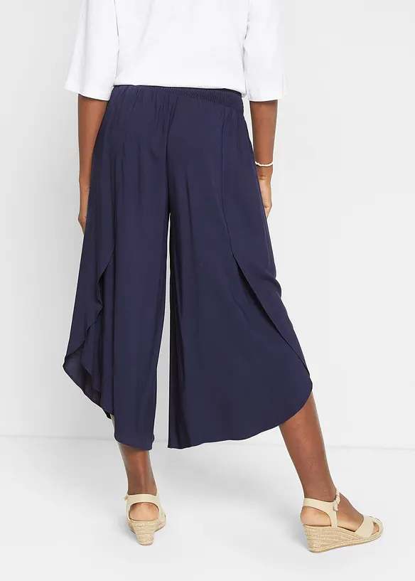 Jupe-culotte longueur mollet en viscose, bonprix