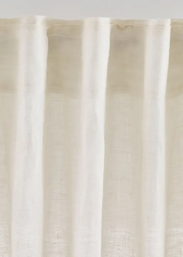 Rideau en lin et coton (1 pce), bonprix