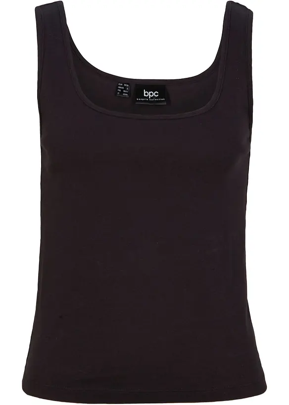 Top côtelé 100% coton, bonprix