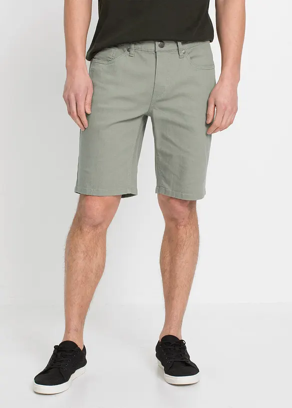 Lot de 2 bermudas extensibles, Regular, bonprix