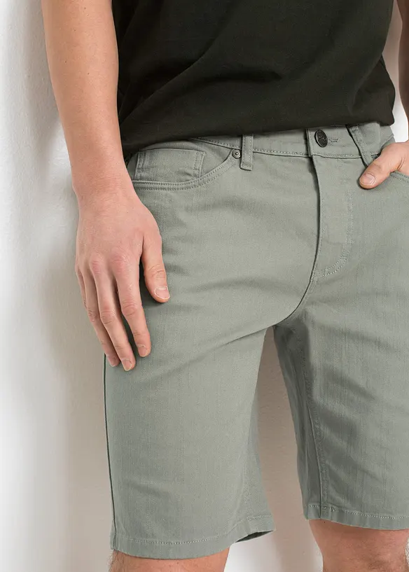 Lot de 2 bermudas extensibles, Regular, bonprix