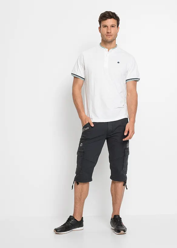 Bermuda long avec poches cargo, Regular, bonprix