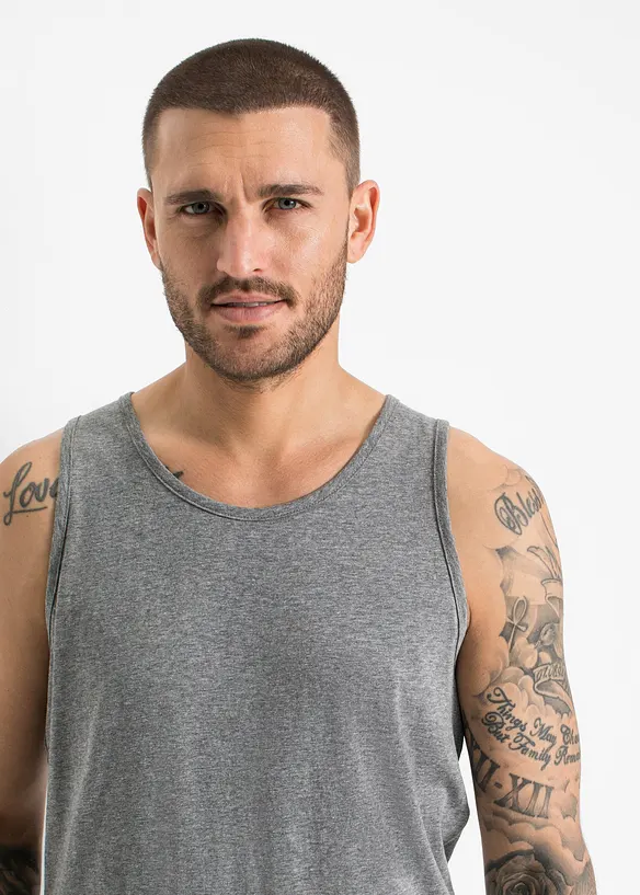 Lot de 3 débardeurs, bonprix