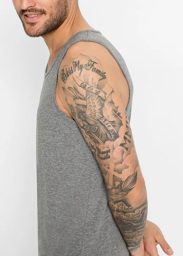 Lot de 3 débardeurs, bonprix