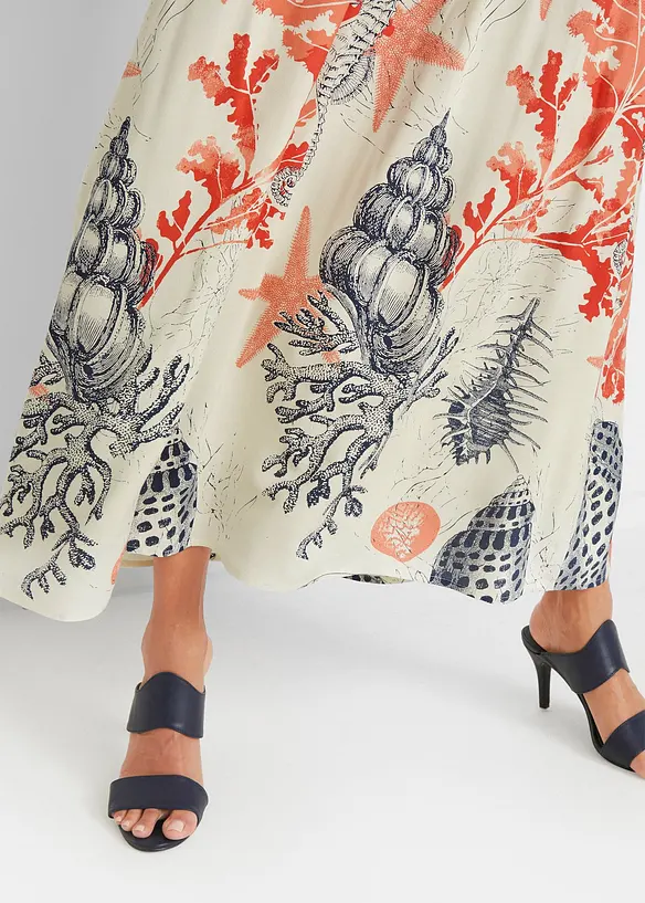 Jupe longue en viscose fluide, bonprix