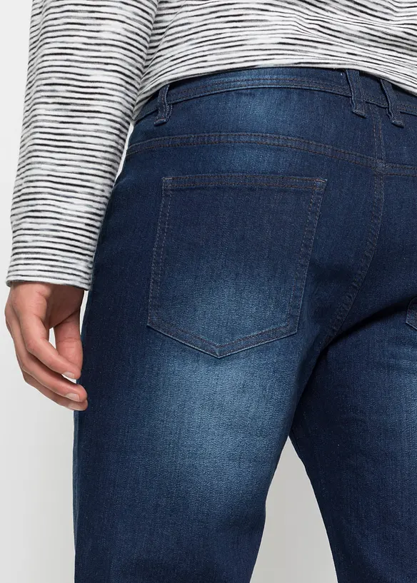 Bermuda en jean extensible avec entrejambe renforcé, Regular, bonprix