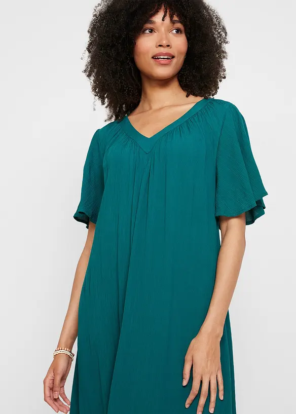 Robe caftan en crêpe, bonprix