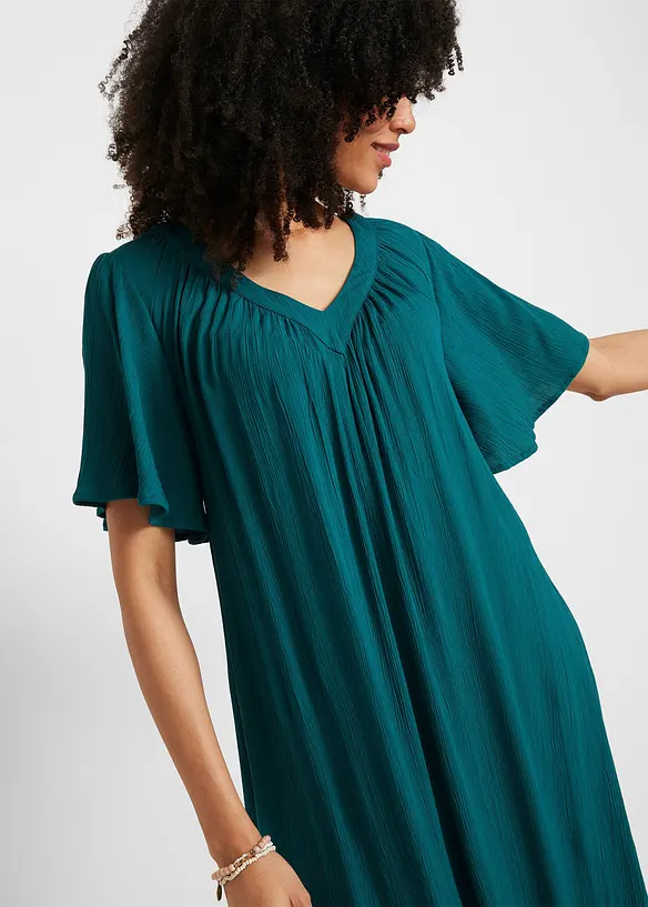 Robe caftan en crêpe, bonprix