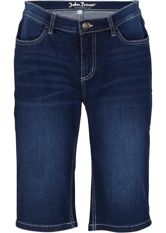 Bermuda en jean confort stretch, bonprix