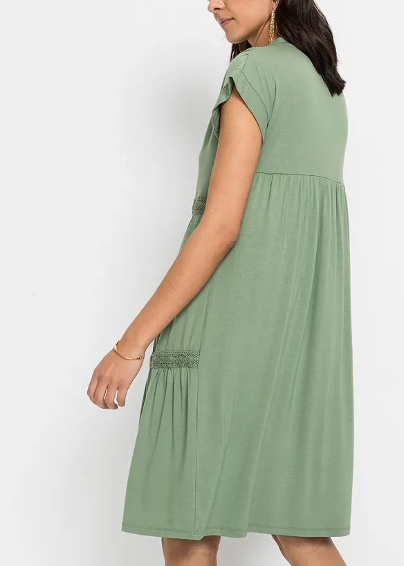 Robe-tunique douce en viscose extensible, bonprix