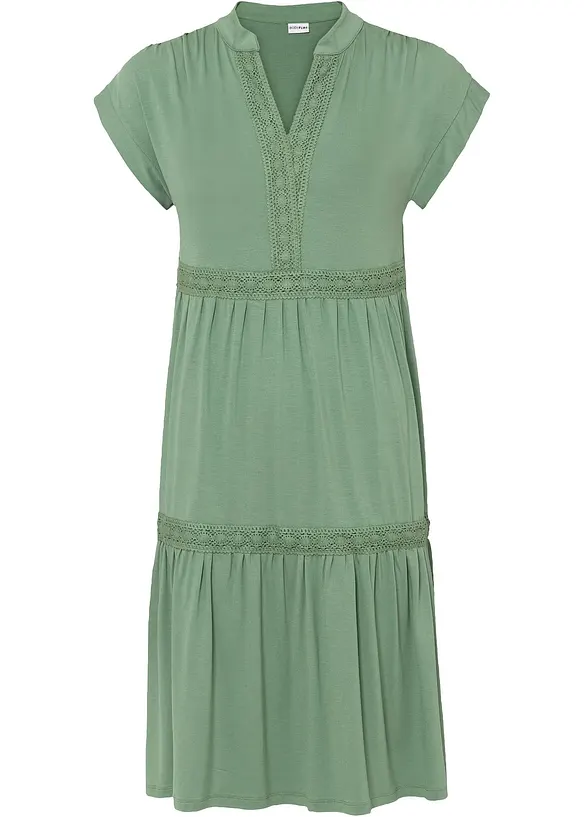 Robe-tunique douce en viscose extensible, bonprix