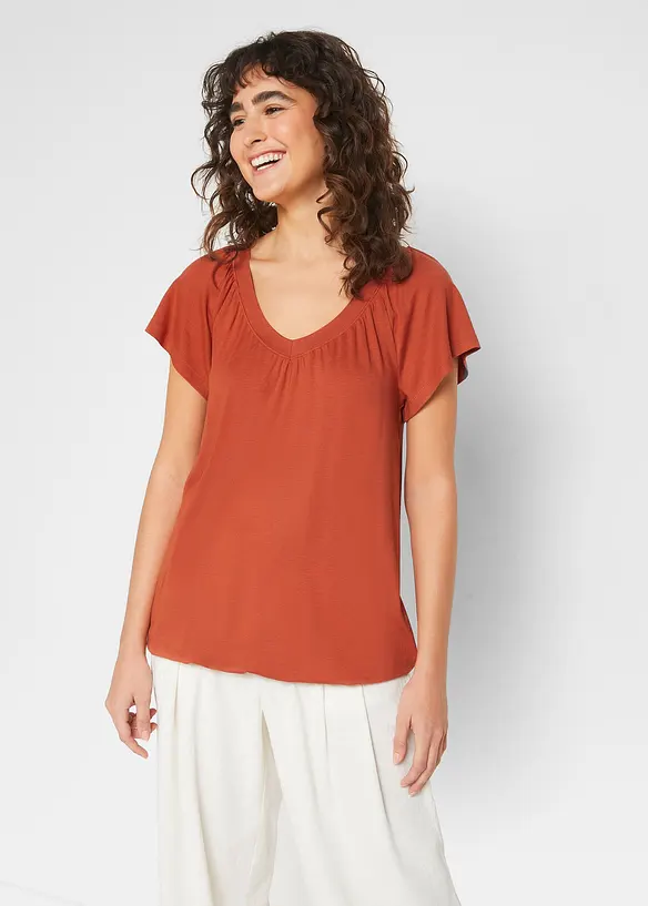 T-shirt en viscose extensible, bonprix