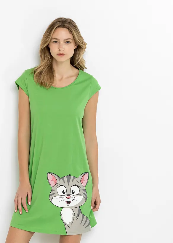 Chemise de nuit 100% coton, bonprix