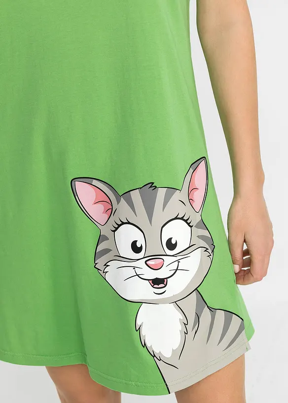 Chemise de nuit 100% coton, bonprix