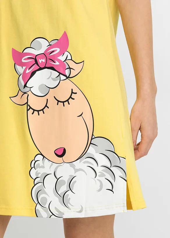 Chemise de nuit 100% coton, bonprix