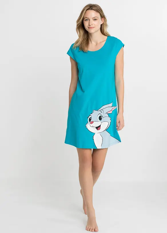 Chemise de nuit 100% coton, bonprix