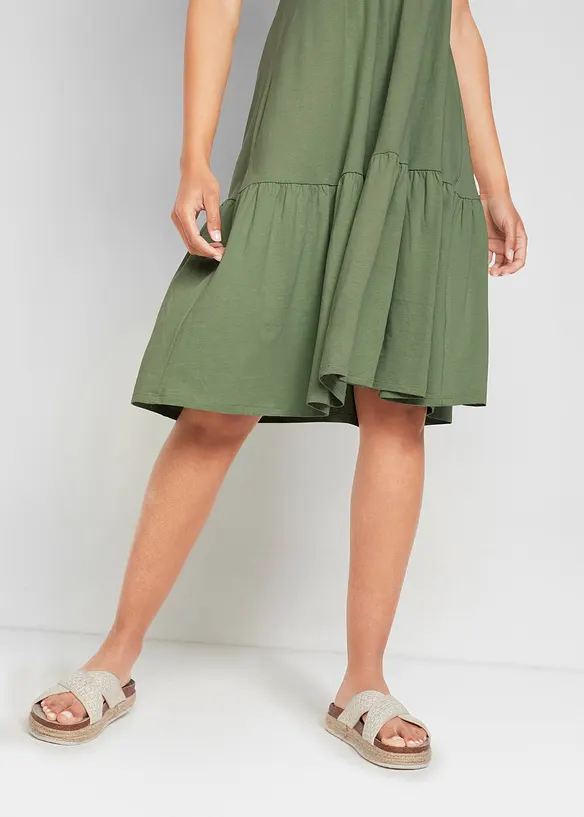 Robe en jersey 100% coton, bonprix