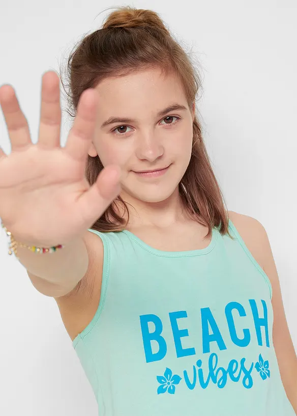 Lot de 2 robes en jersey 100% coton, bonprix