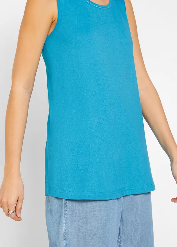 Top long avec encolure ronde, bonprix