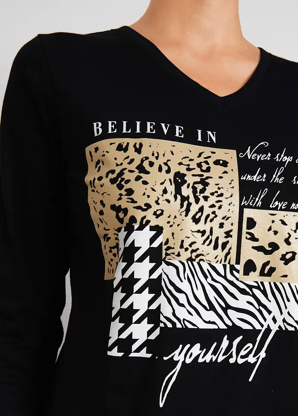 T-shirt manches 3/4, bonprix