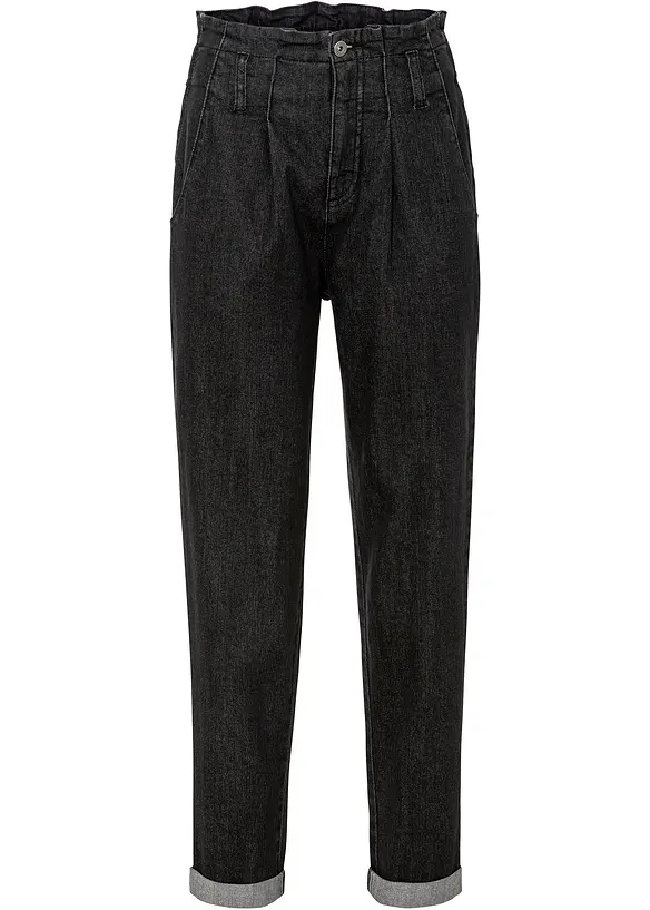 Jean mom extensible, taille haute, bonprix