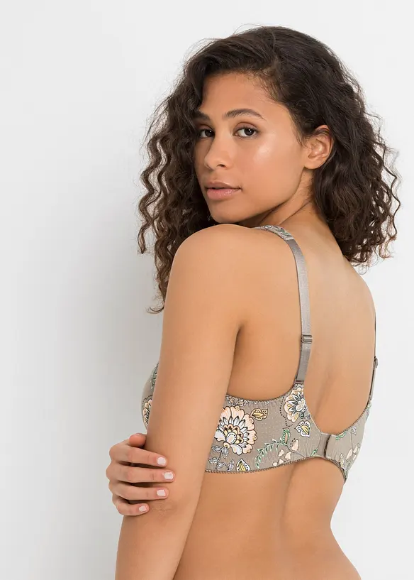 Lot de 3 soutiens-gorge coton sans armatures, bonprix