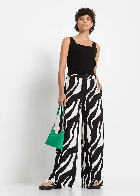 Pantalon en jersey viscose, bonprix