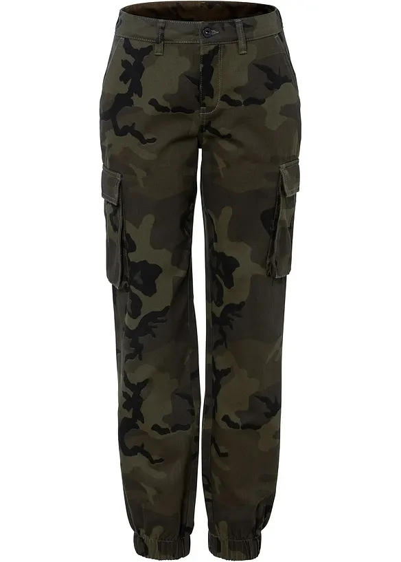 Pantalon cargo 100% coton, bonprix