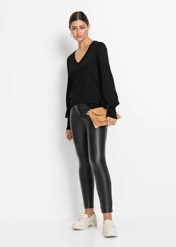 Pull en fine maille, viscose majoritaire, bonprix