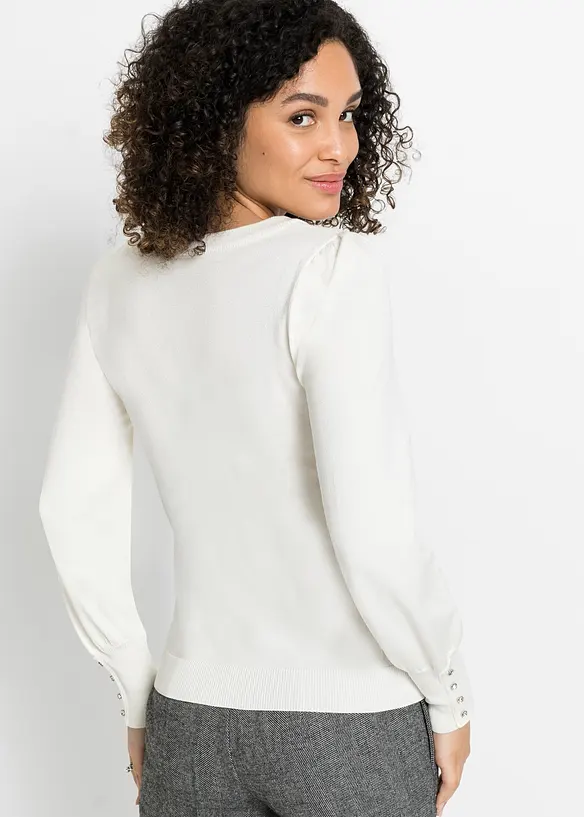 Pull en fine maille, viscose majoritaire, bonprix