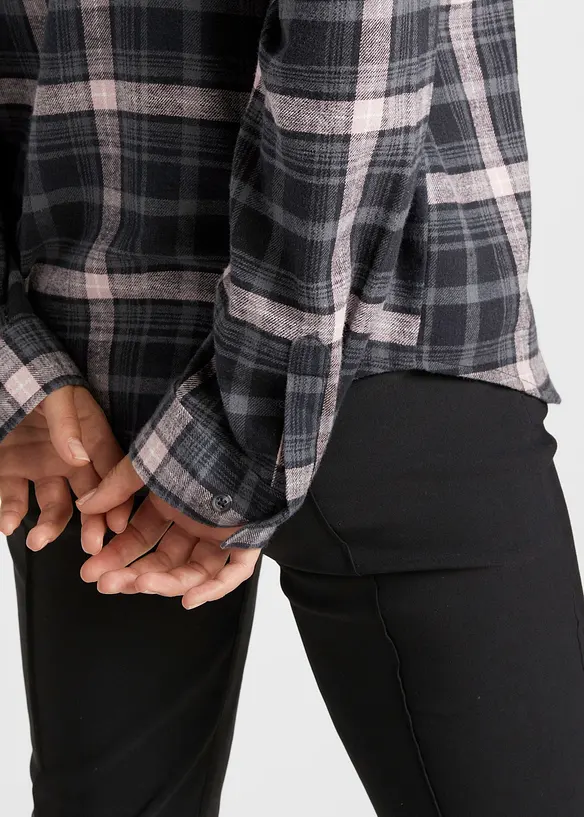 Chemisier en flanelle 100% coton, bonprix