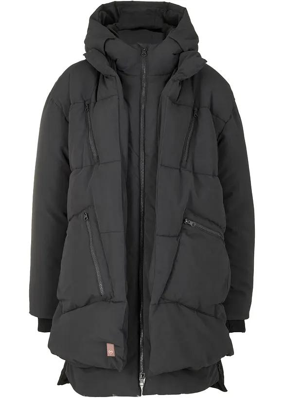 Doudoune oversize à capuche, bonprix