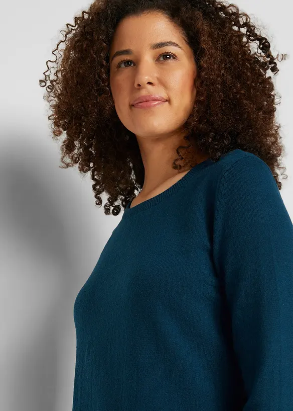 Robe pull en coton majoritaire, bonprix