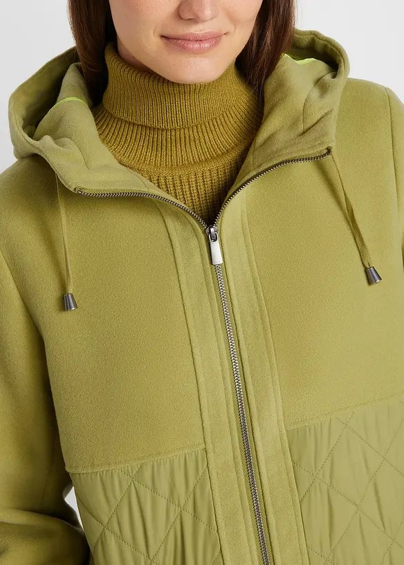 Manteau bi-matière, bonprix