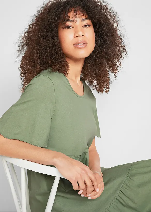 Robe en jersey 100% coton, bonprix