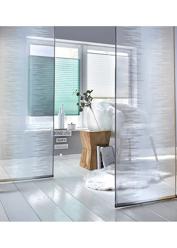 Panneau coulissant à imprimé avec polyester recyclé (ens. 2 pces), bonprix