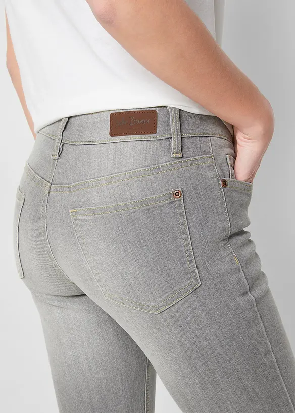 Jean bootcut taille mi-haute, extensible et confortable, bonprix