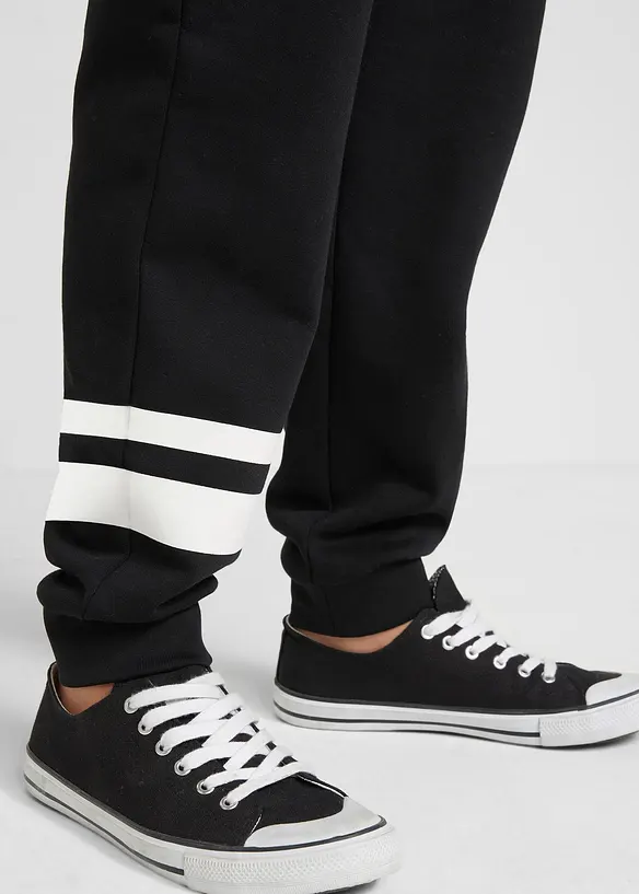 Lot de 2 pantalons de jogging en coton mélangé doux, bonprix