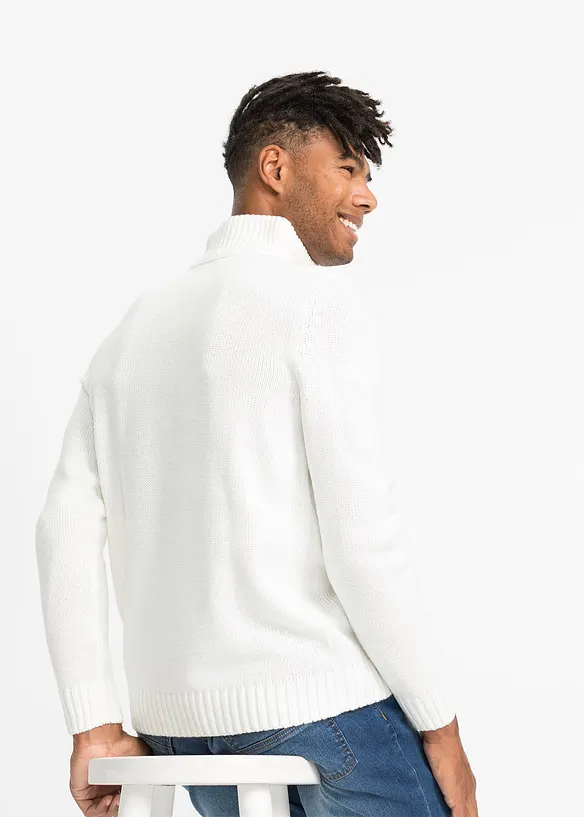 Pull camionneur en grosse maille torsadée, bonprix