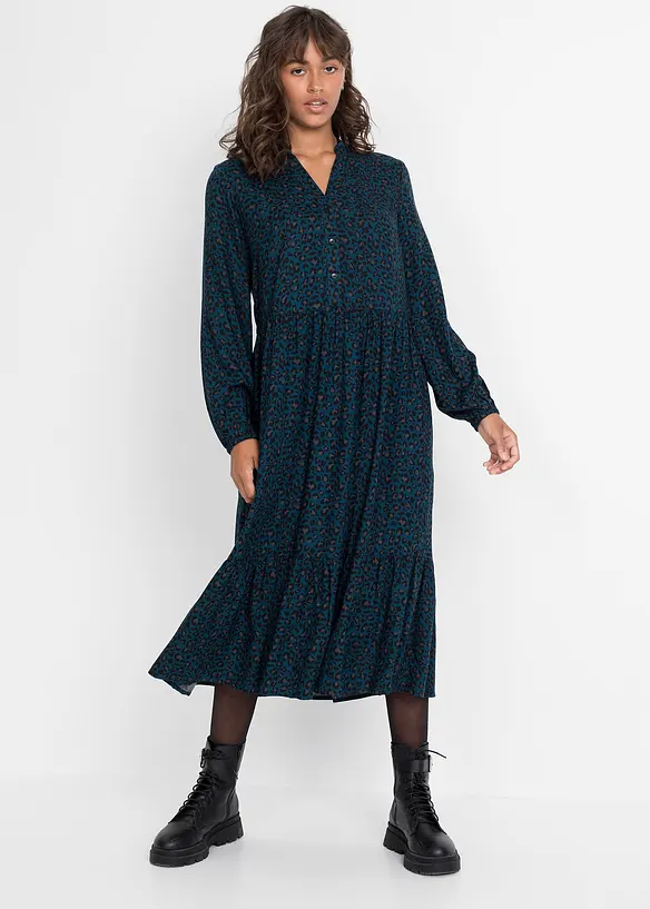Robe midi en viscose, bonprix