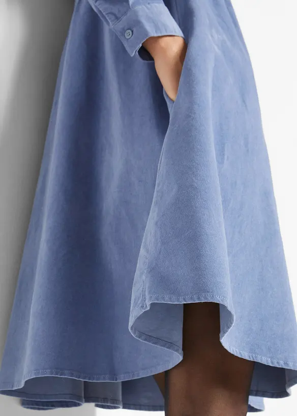 Robe en velours de coton côtelé, bonprix