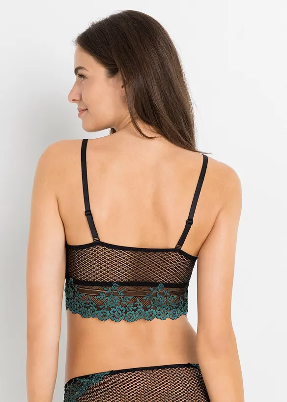 Brassière en dentelle bicolore, bonprix