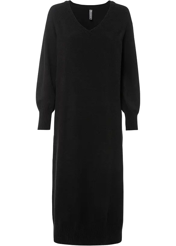 Robe midi oversize en maille, bonprix