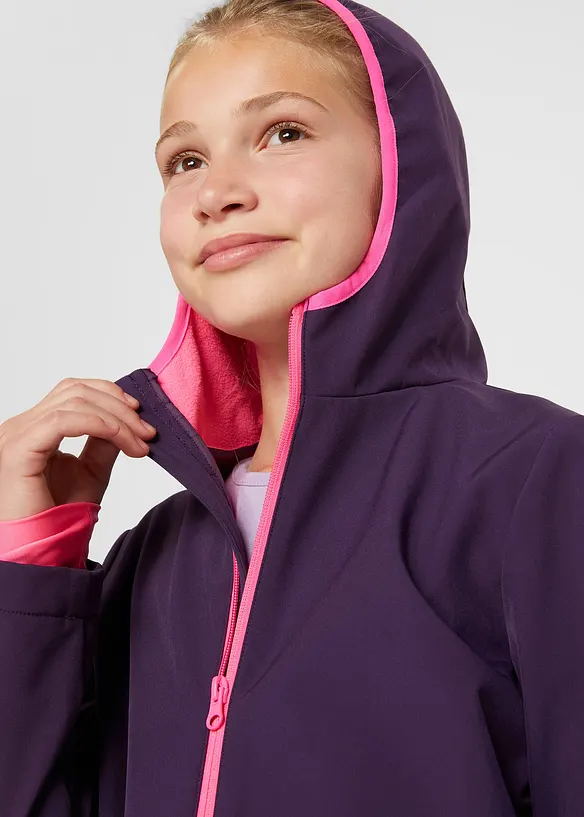 Veste softshell imperméable à capuche, bonprix